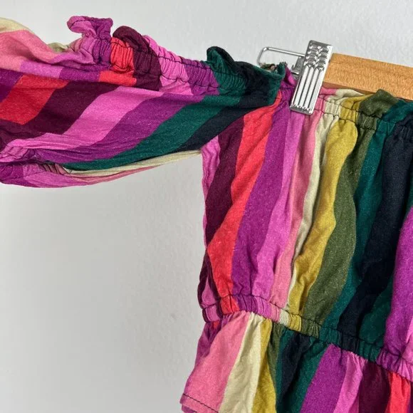 LPA Lelia Crop Trop in Multi Colored Stripe #204 - Picture 6 of 8